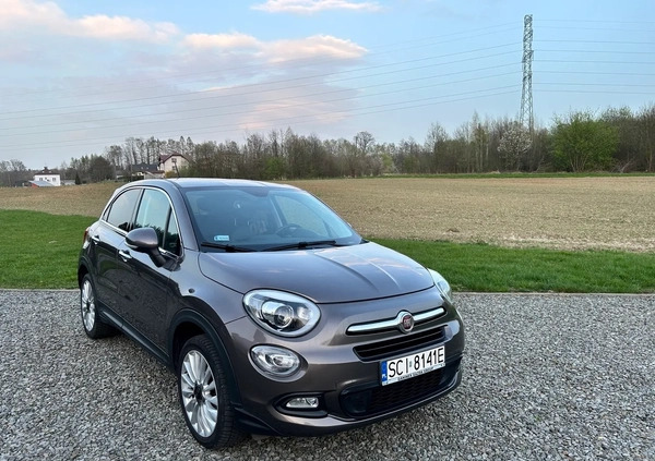 Fiat 500X cena 48500 przebieg: 123200, rok produkcji 2016 z Zielonka małe 191